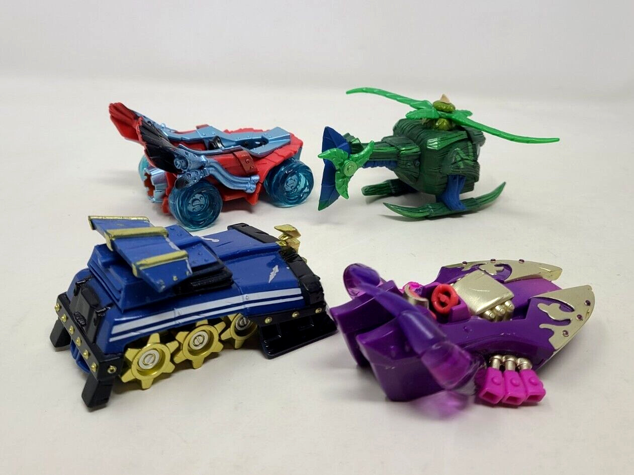 Skylanders Superchargers Stealth Elf Spitfire Lot of 3 Figures & 4 Vehicles