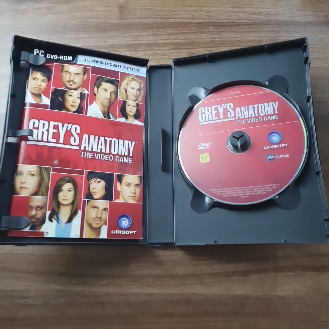 Grey’s Anatomy Pc Game TV Show PC GAME Medical Game *Very Rare*