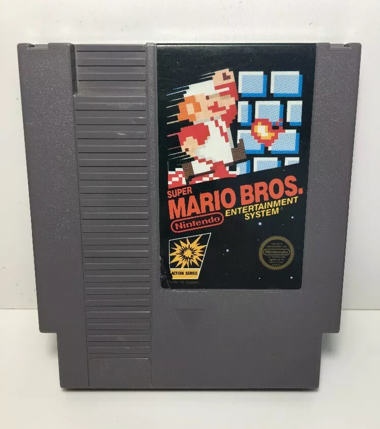 SUPER MARIO BROS. — NES Nintendo Original Classic Game CLEAN TESTED