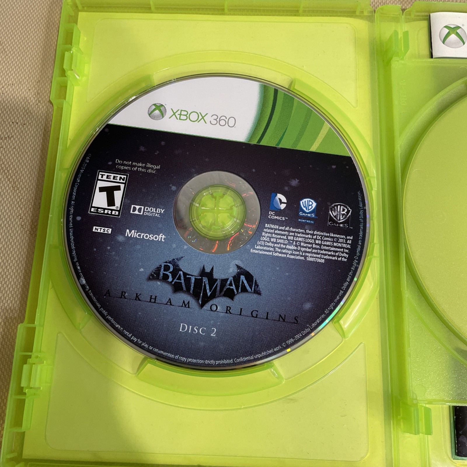 WB Games Batman: Arkham Origins SEALED Xbox 360