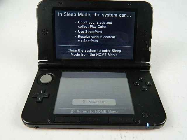Nintendo 3DS XL Handheld Console System RED-001 w/Charger, 4GB Mem. Card, Case