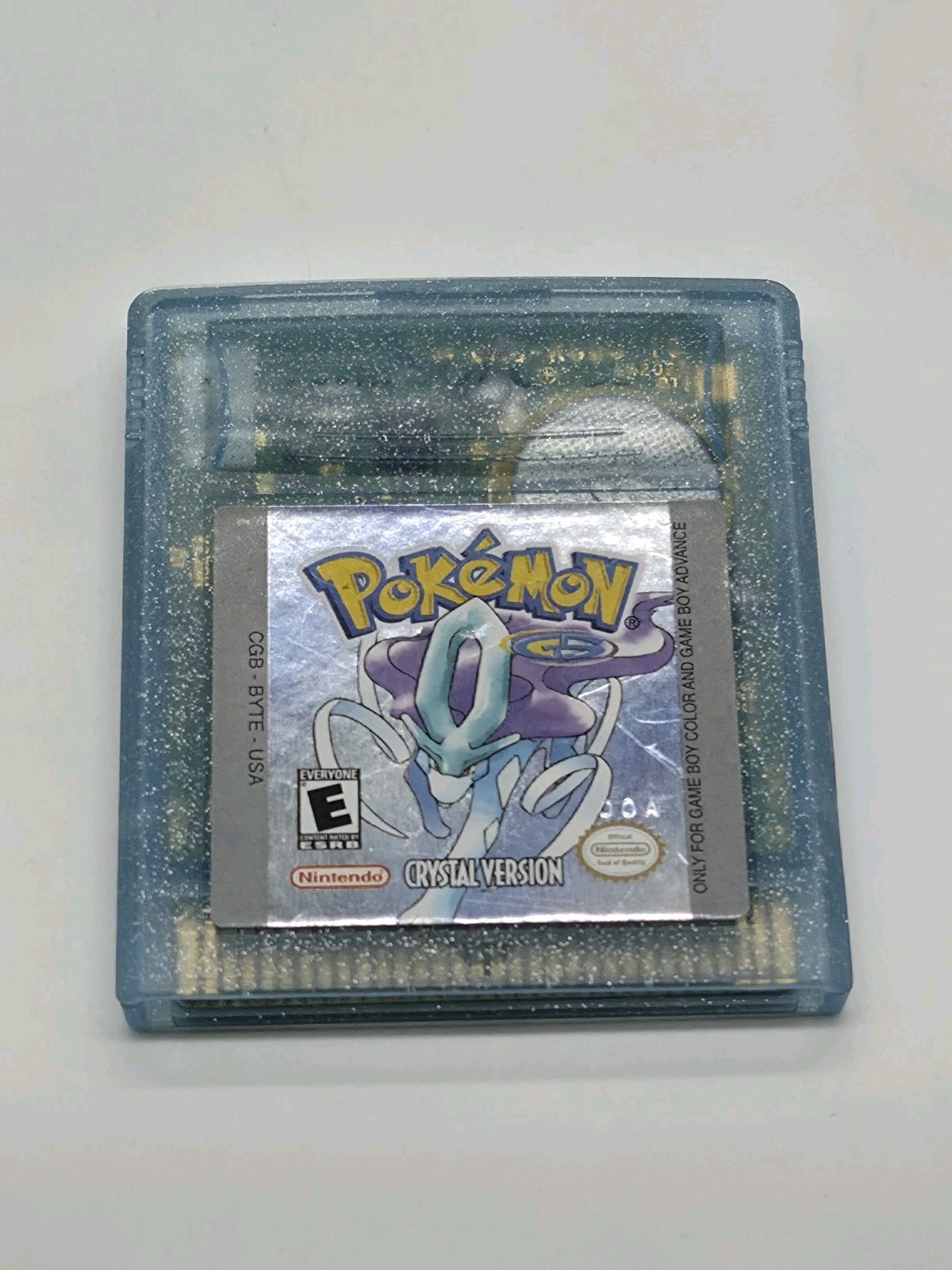 Pokemon Crystal Version (Game Boy Color) Authentic TESTED with protective case