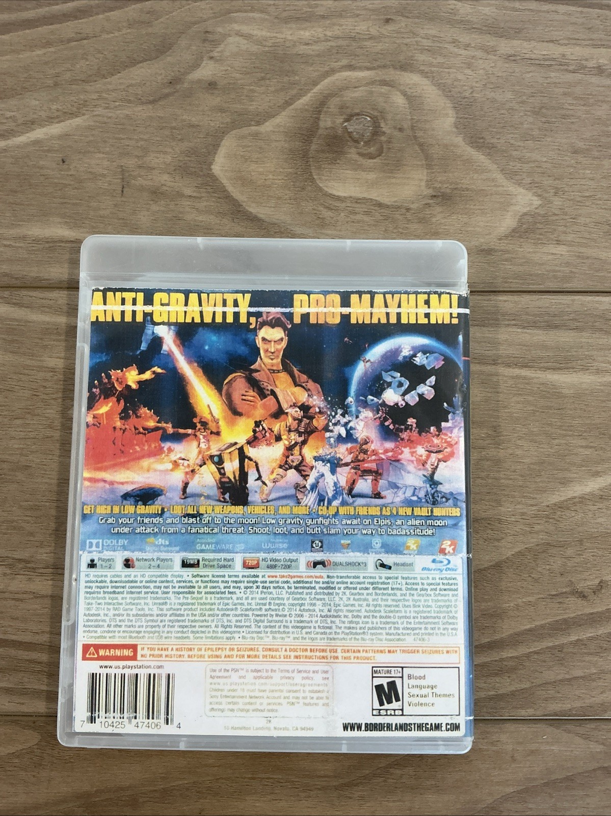 Borderlands The Pre-Sequel PS3