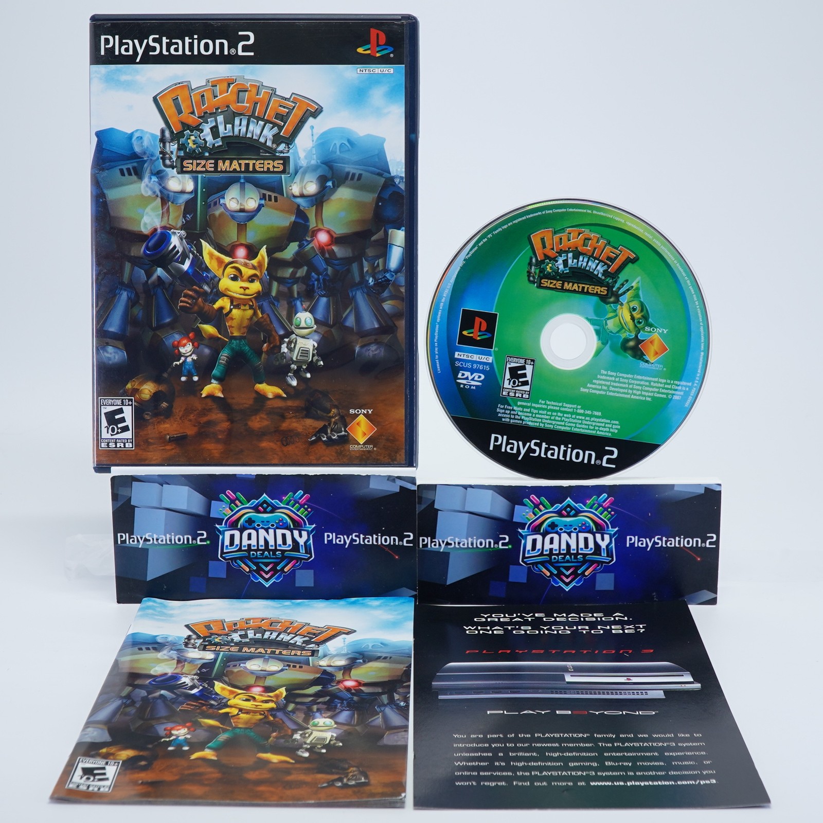 Ratchet & Clank Size Matters PS2 CIB W/ Manual – PlayStation 2