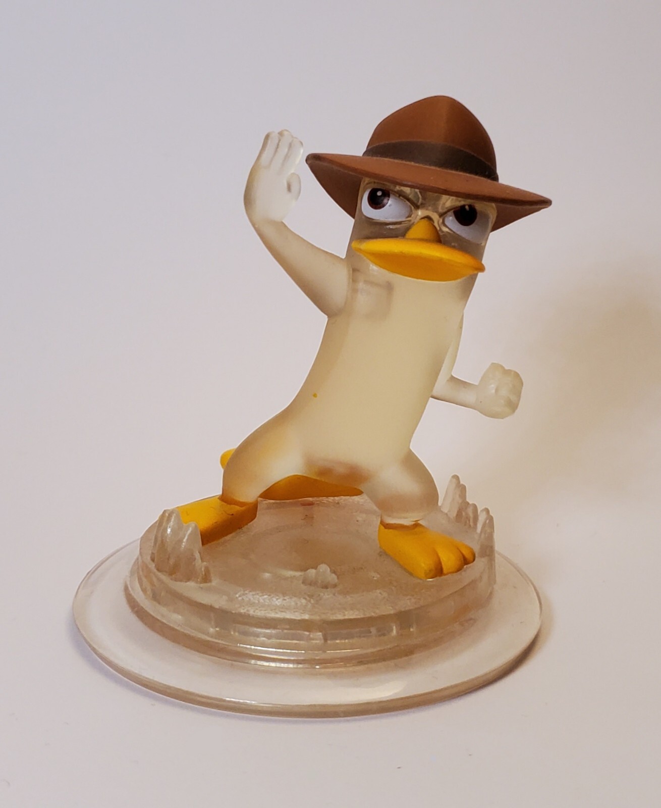 Disney Infinity Phineas & Ferb Crystal Agent P Perry The Platypus Clear Figure