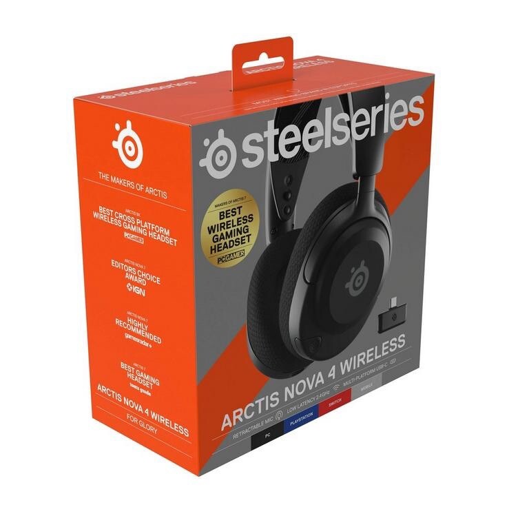 SteelSeries ARCTIS NOVA 4 Wireless Gaming Headset – PC Playstation Switch Mobile