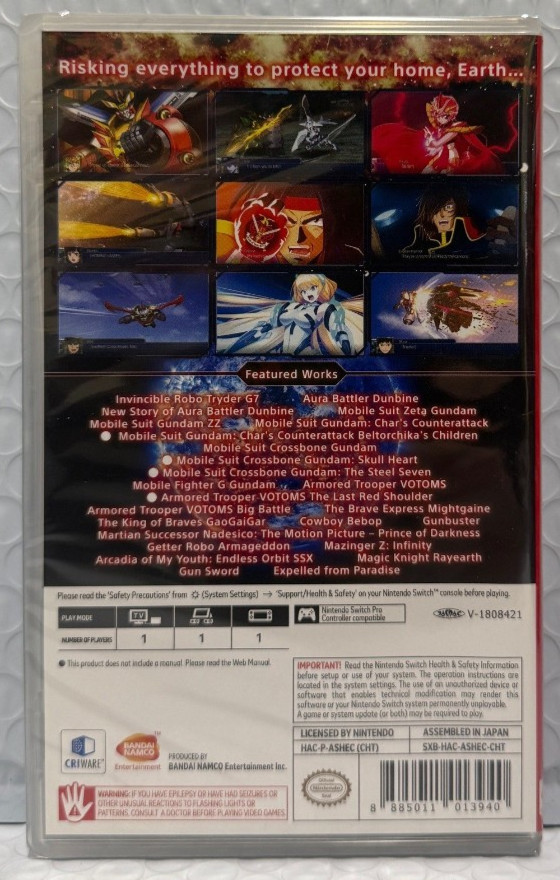 Super Robot Wars T – Nintendo Switch (2019) Brand New