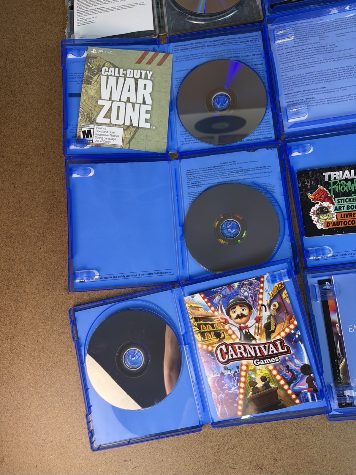 Sony PlayStation 4 PS4 Slim CUH-2215B 1TB Black Console w/ Games NEAR MINT WOW!