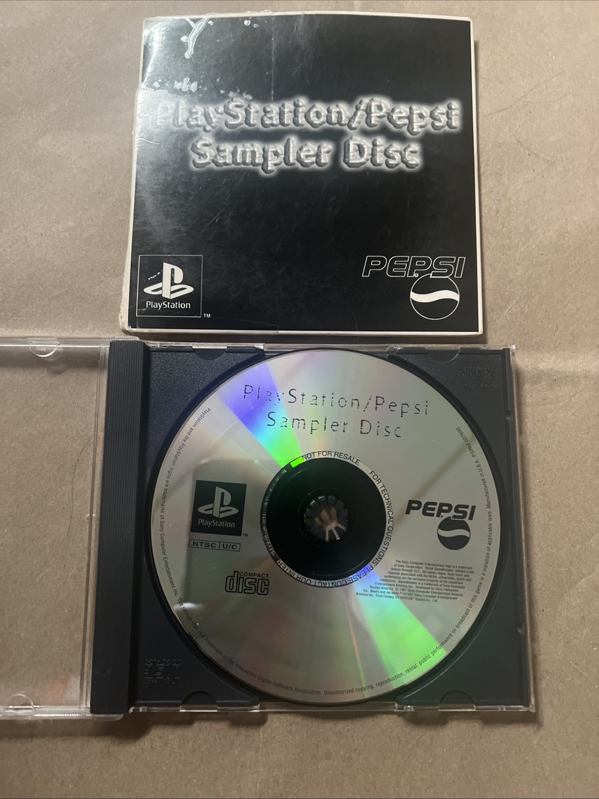 PlayStation 1 PS1 PEPSI SAMPLER DEMO DISC GAME – Tested Working – VERY RARE