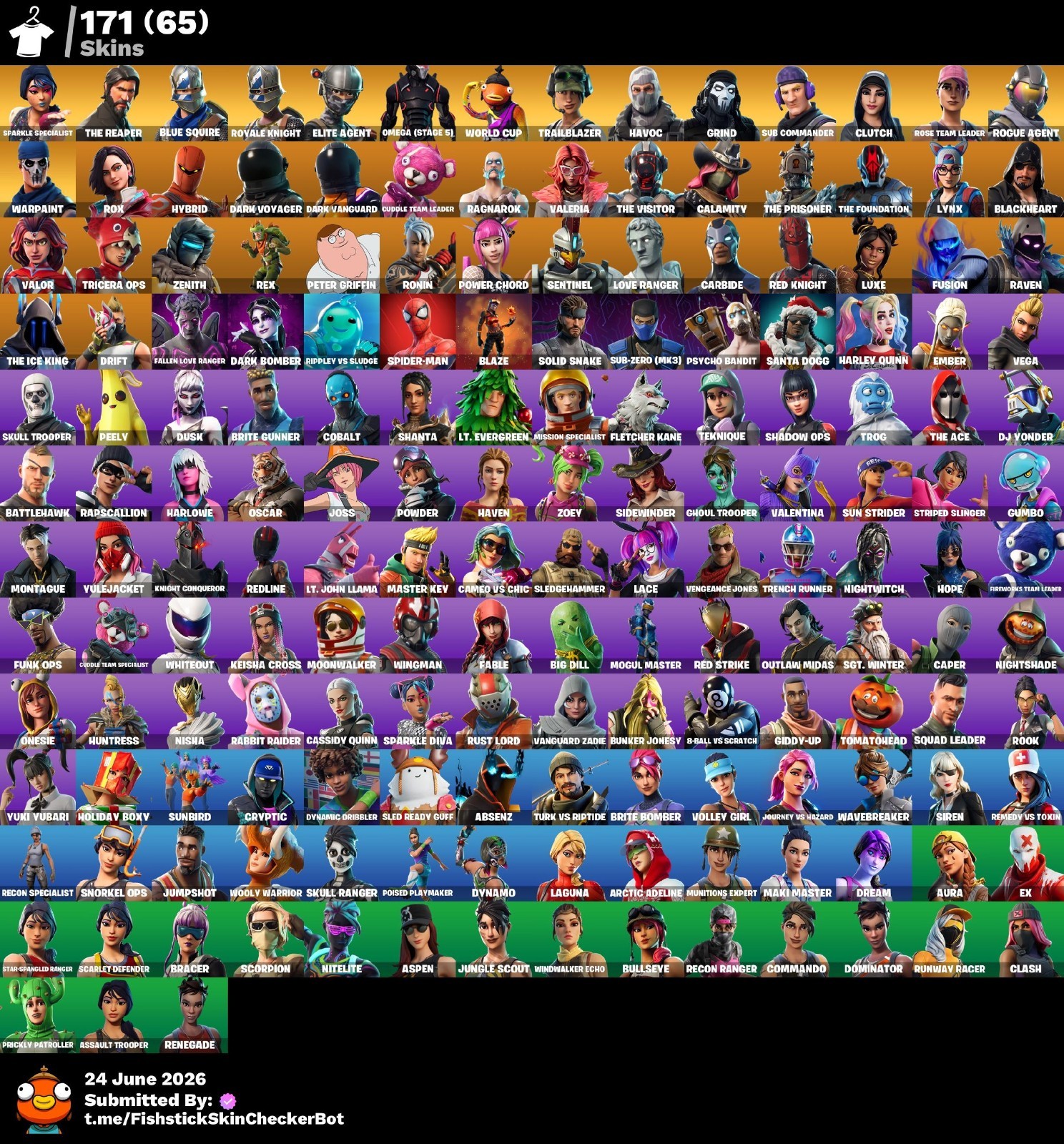 🔥171 Set: Sparkle Specialist, The Reaper, Omega 5, Floss, Fresh, Blue Squire