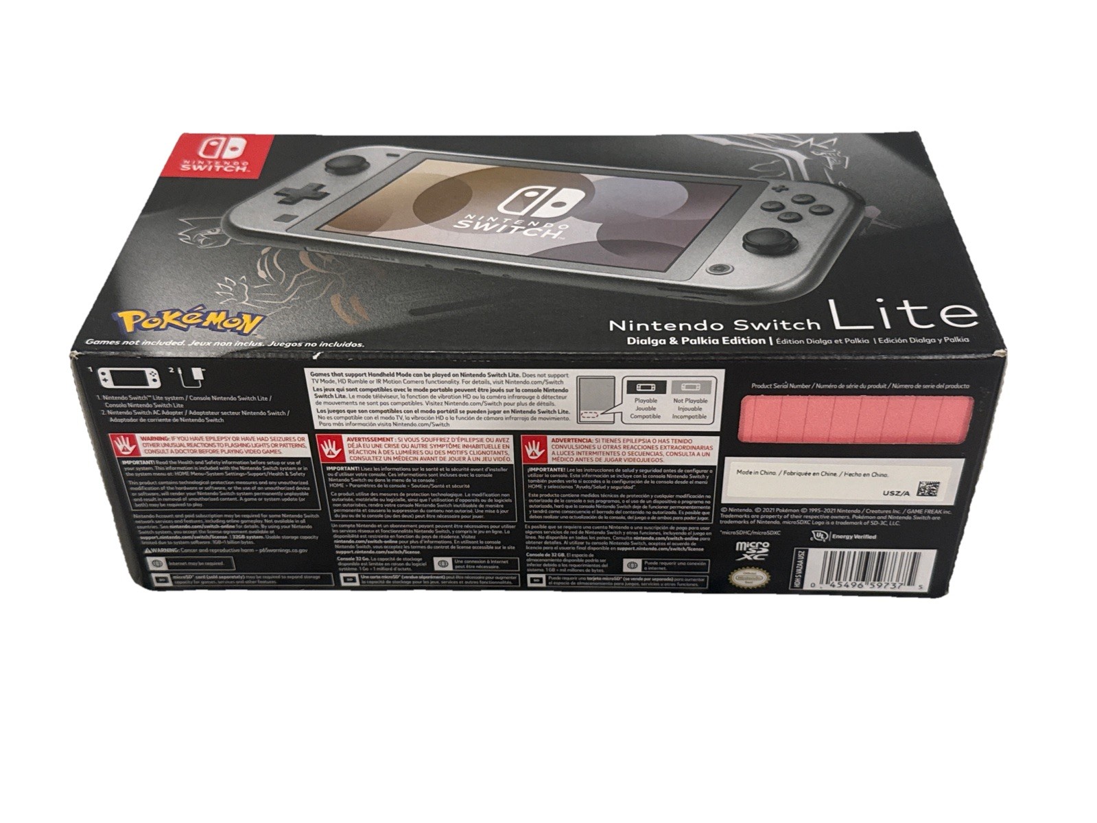 BRAND NEW | Nintendo Switch Lite: Dialga & Palkia Edition 32GB – HDH SVAZAA USZ