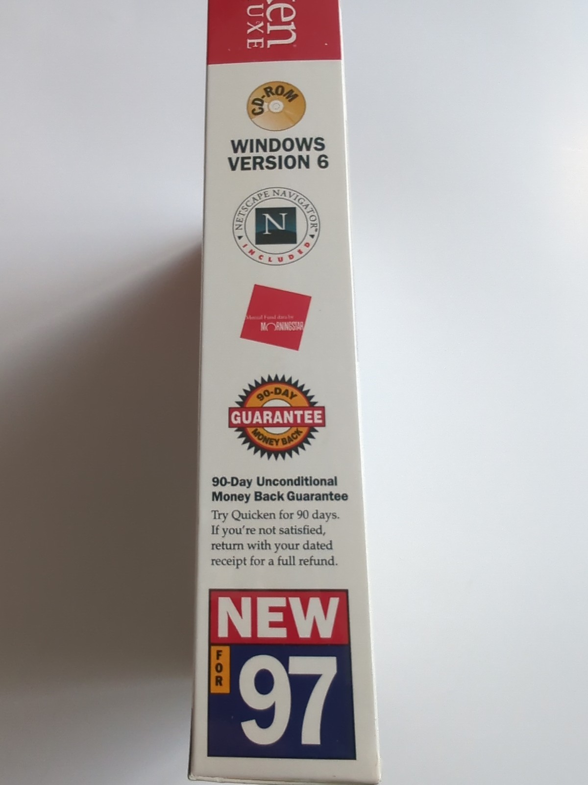 Sealed Quicken Deluxe 97 Windows Business Productivity Win 95 And Win 3.1 Ver