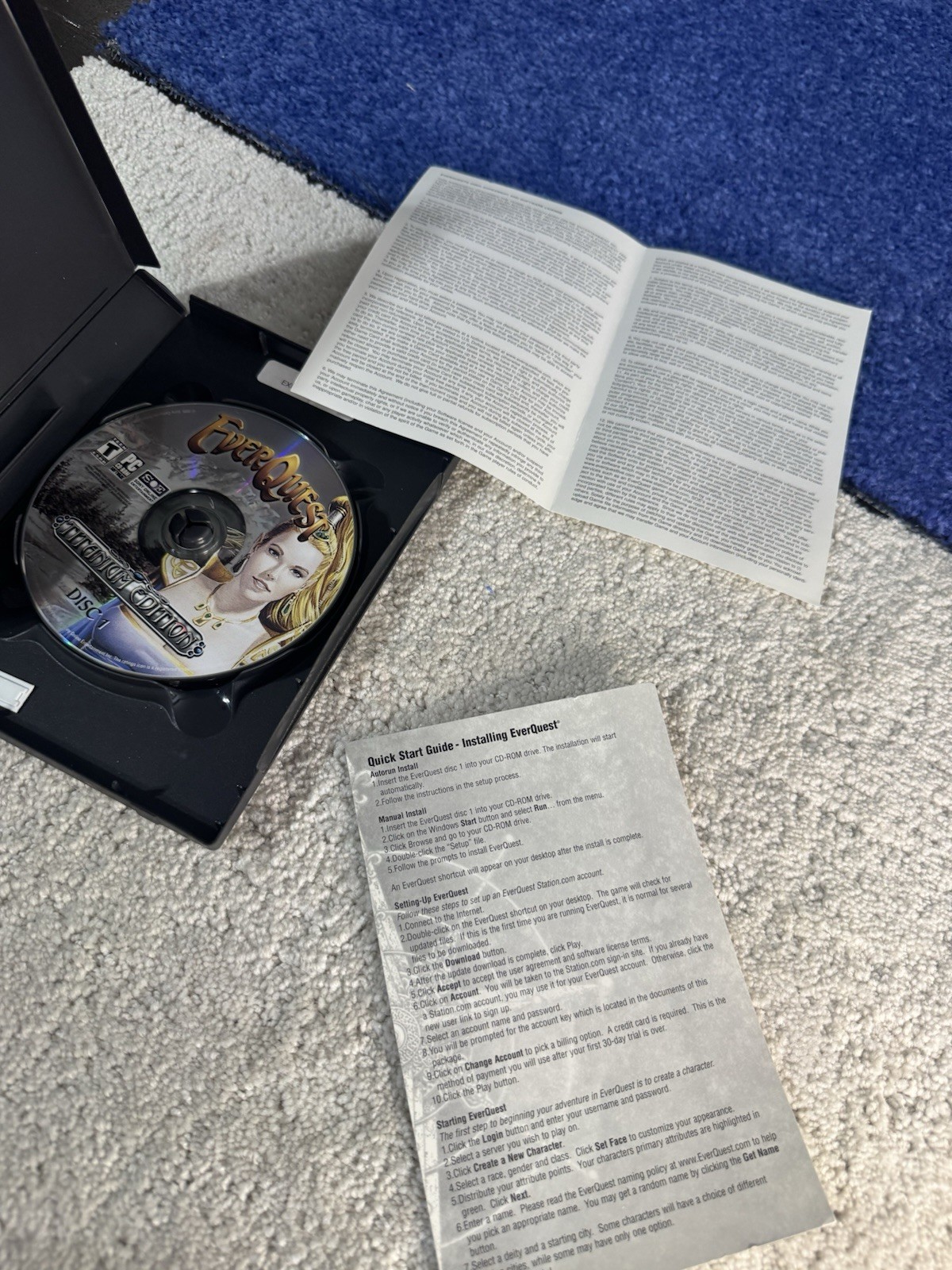 EverQuest Titanium Edition PC Windows 2006 5 Disc All Expansions Game ( New Cond