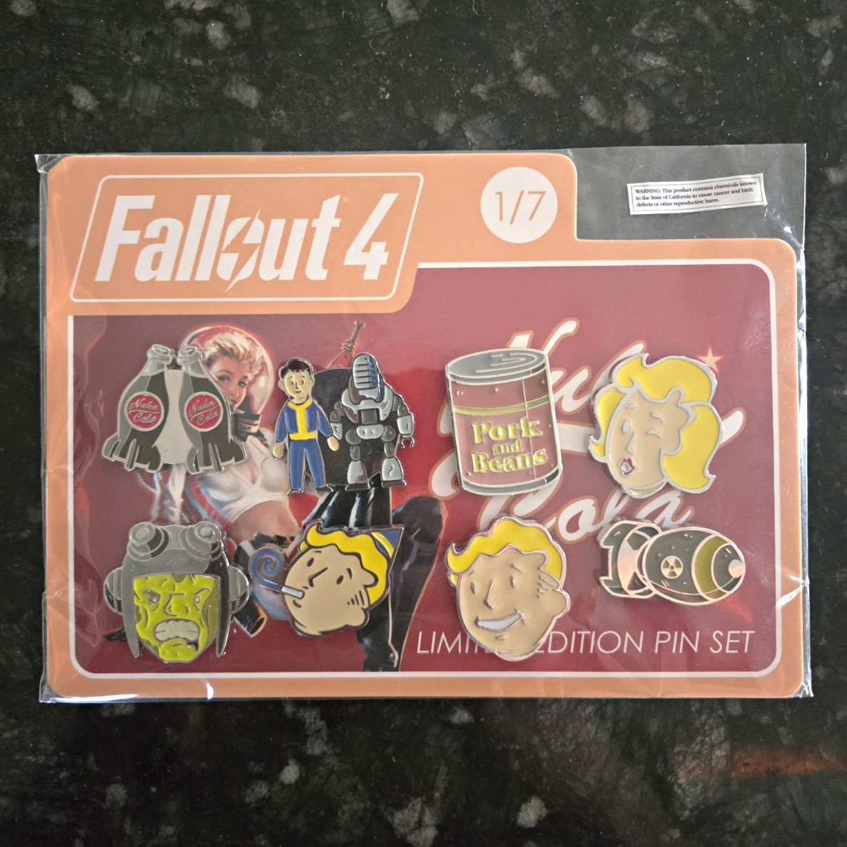 Fallout 4 Limited Edition Vault Boy Pin Set 1/7 (2018) Fallout Series
