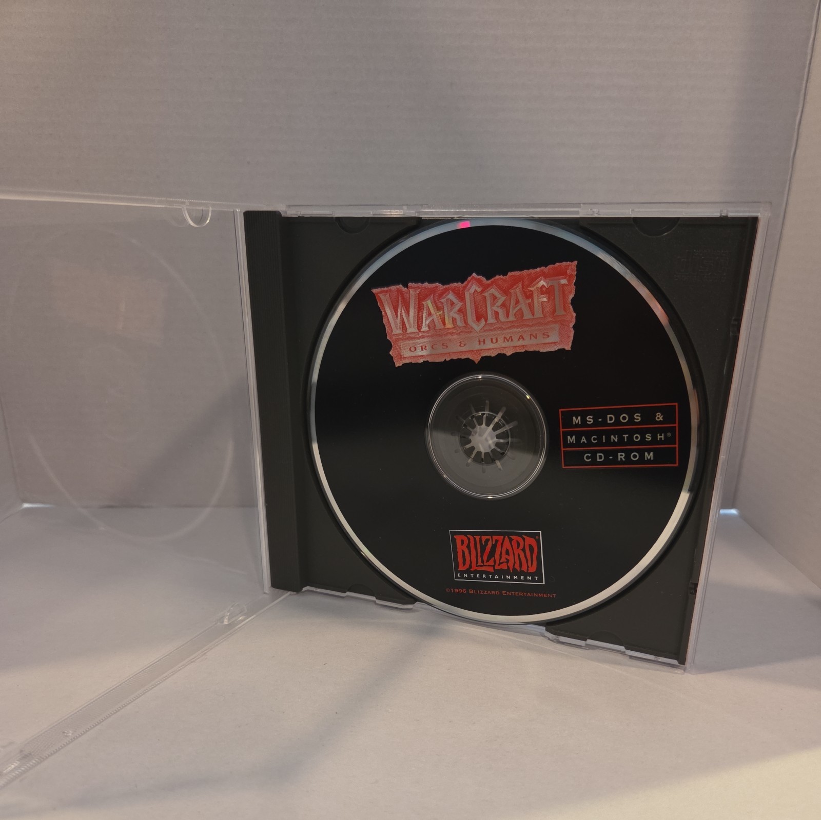 Warcraft Orcs & Humans PC Mac CD-ROM 1996 Blizzard Entertainment Vintage RTS