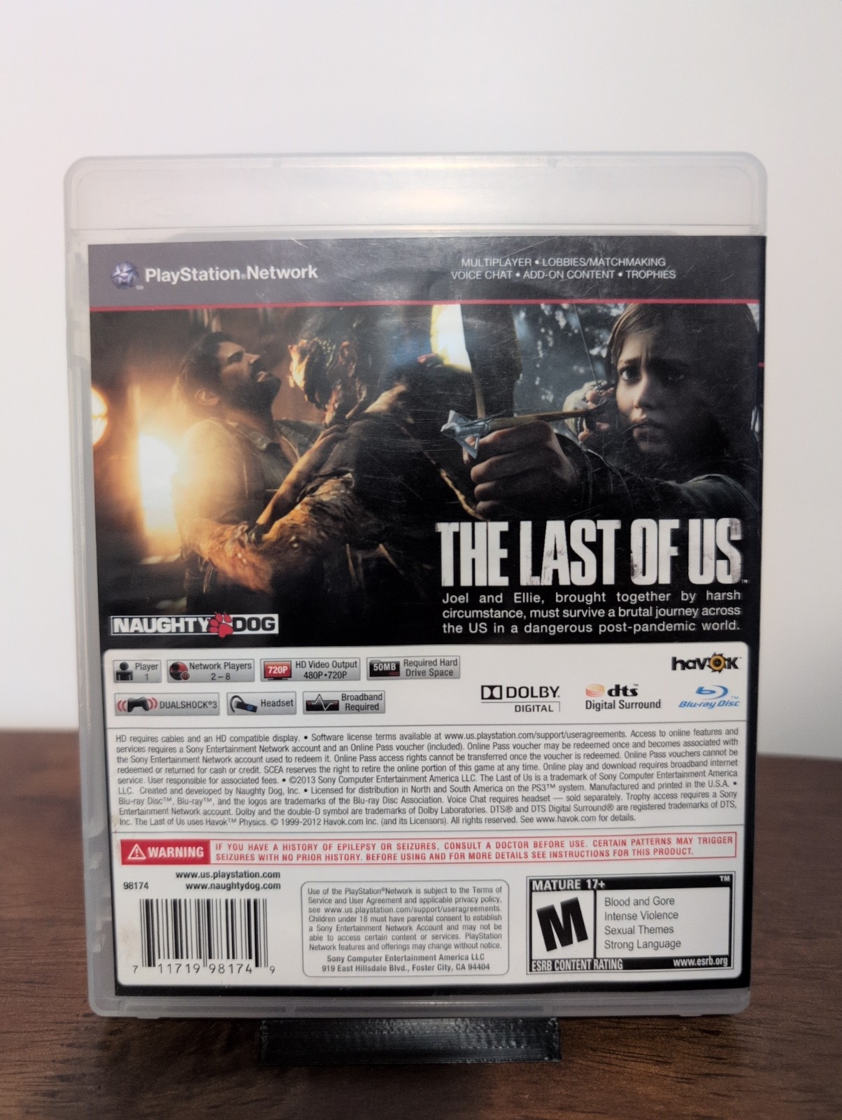 The Last of Us (Sony Playstation 3 PS3, 2013) CIB Tested
