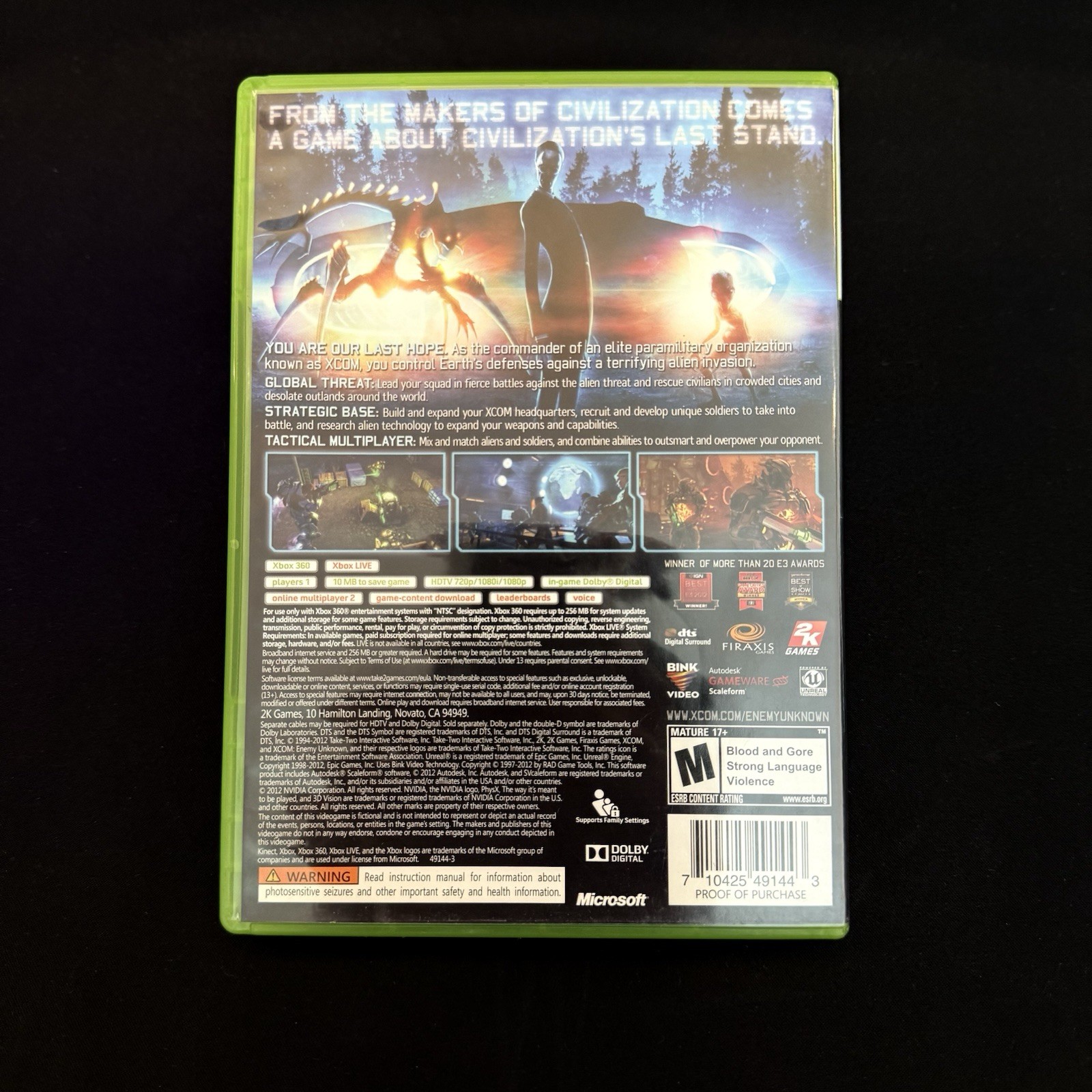 Xcom Enemy Unknown – Microsoft Xbox 360