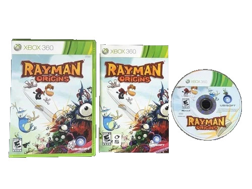 XBOX 360 VIDEO GAME RAYMAN ORIGINS W CASE UBISOFT