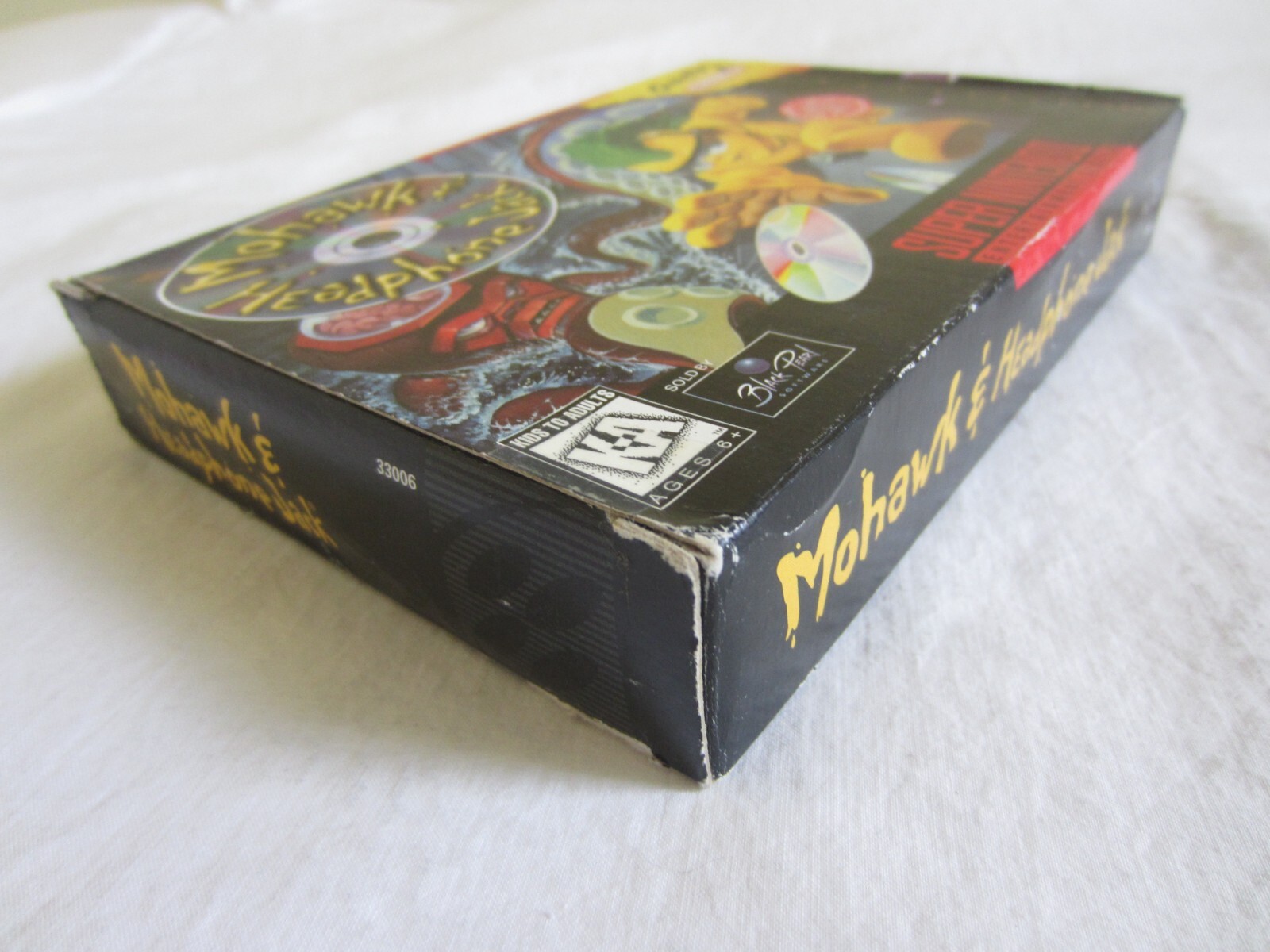 Mohawk and Headphone Jack SNES Super Nintendo CIB Complete + Phone Card RARE