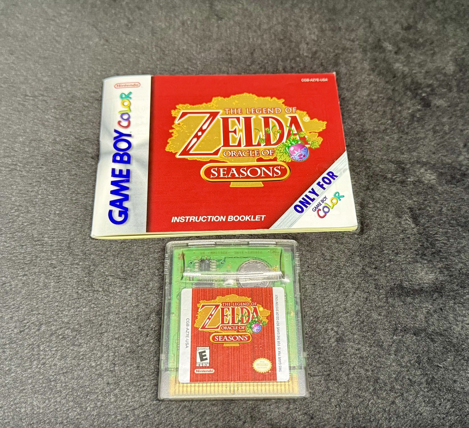 Legend of Zelda: Oracle of Seasons (Nintendo Game Boy Color, 2001) COMPLETE
