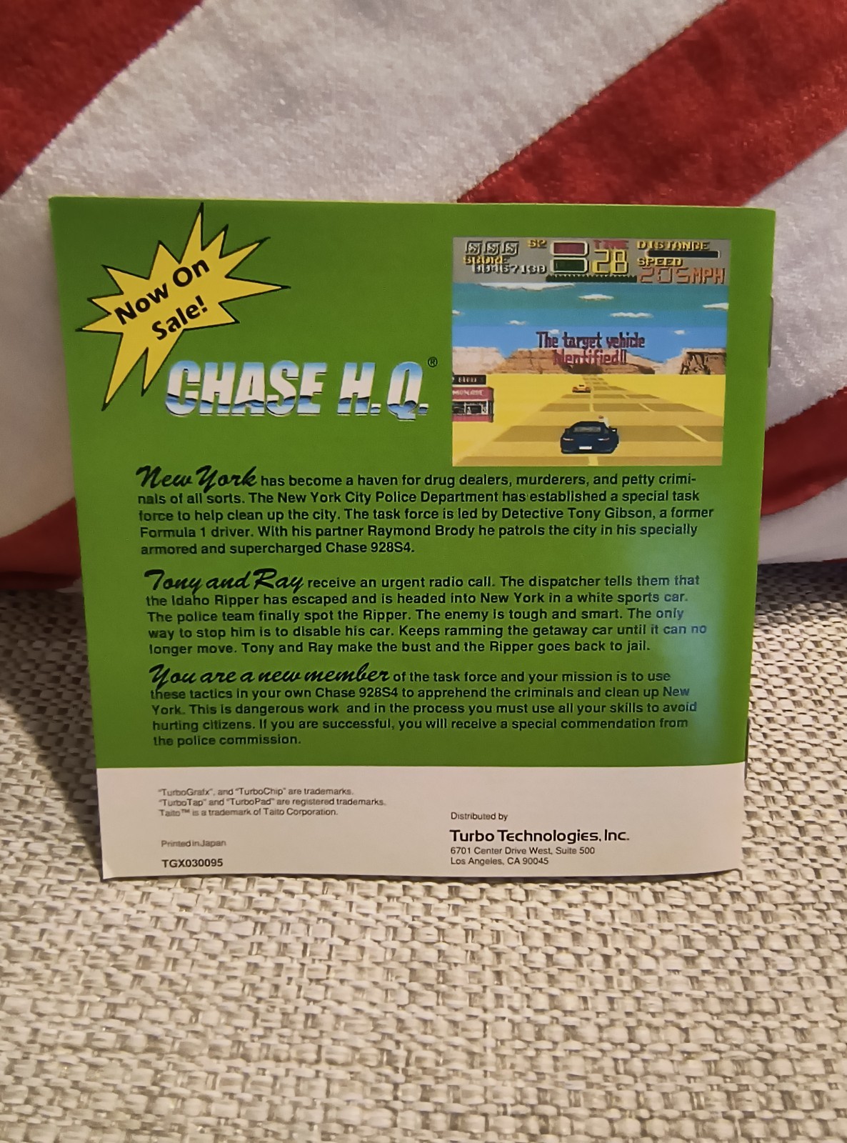 Hit the Ice TURBOGRAFX-16 Cib. Tested And Working!