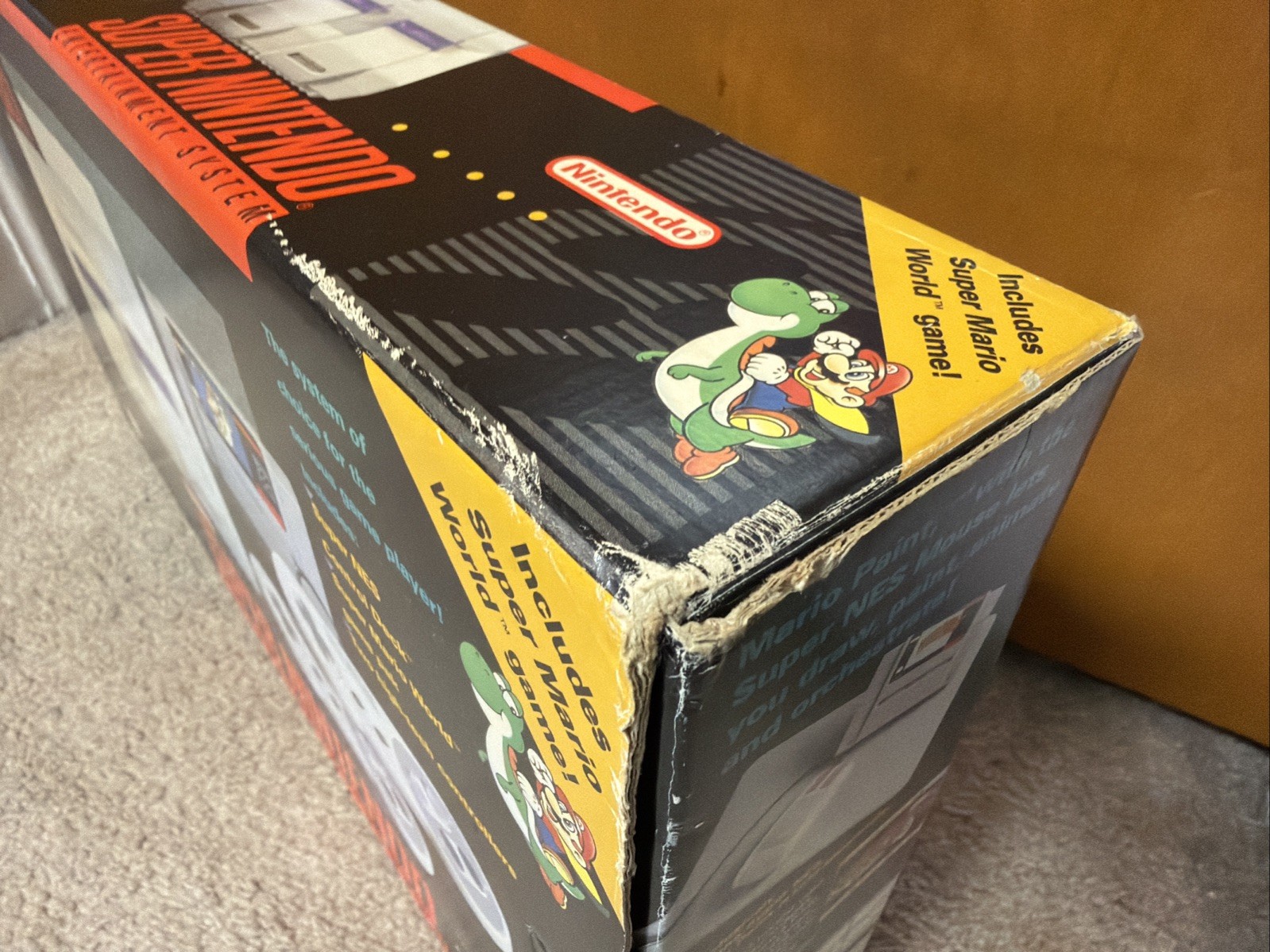 Super Nintendo Super Set Console Box Controllers Game. •READ DESCRIPTION!• SNES