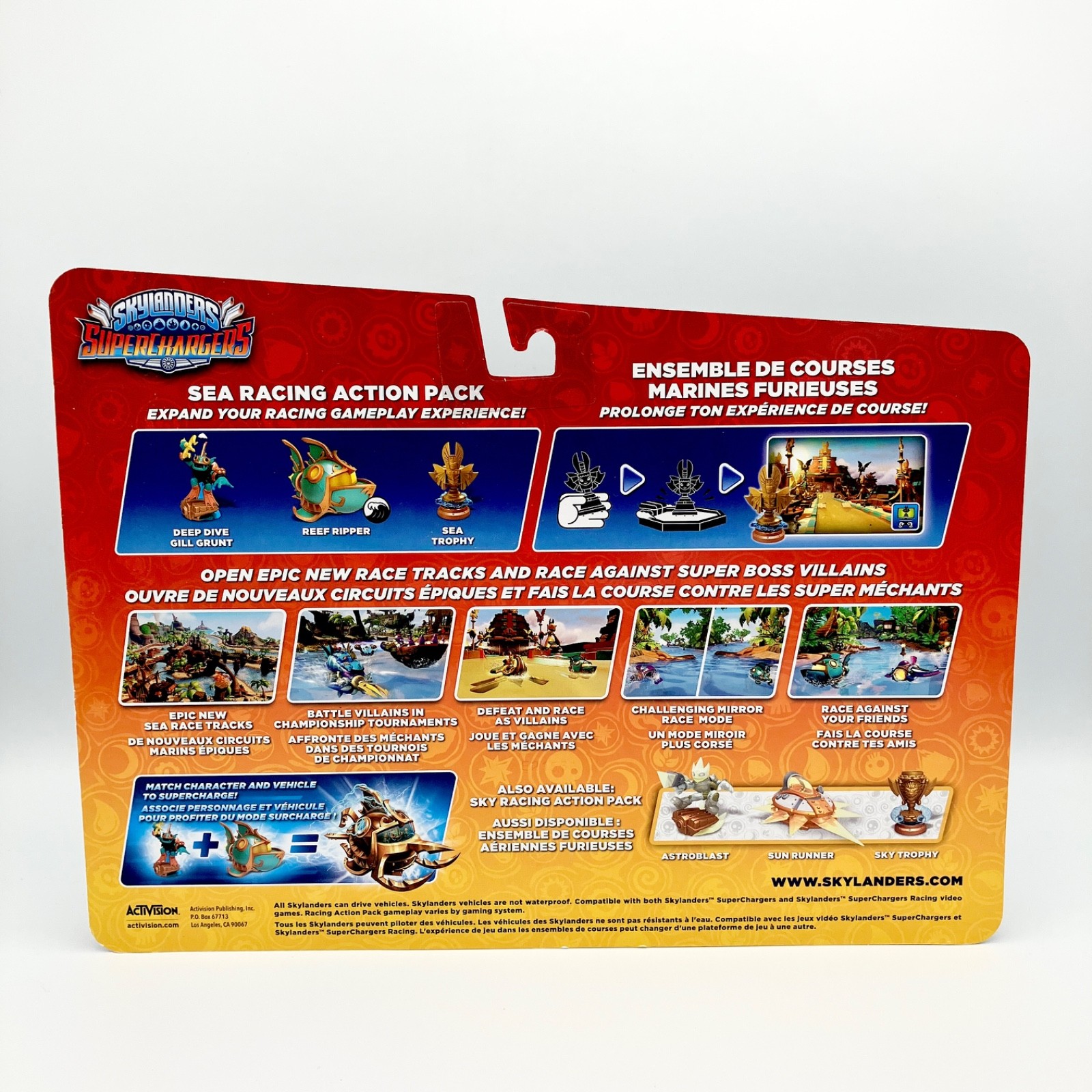 Skylanders Superchargers Sea Racing Action Pack Deep Dive Gill Grunt NEW SEALED