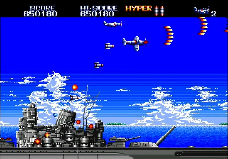 P-47 II MD (Mega Drive) New Shooting Game Imported from Japan [English available