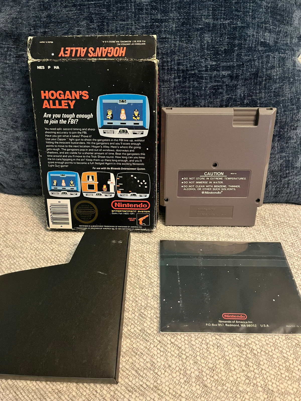 Hogan’s Alley (Nes, Nintendo Entertainment System, 1985) CIB – Complete in Box