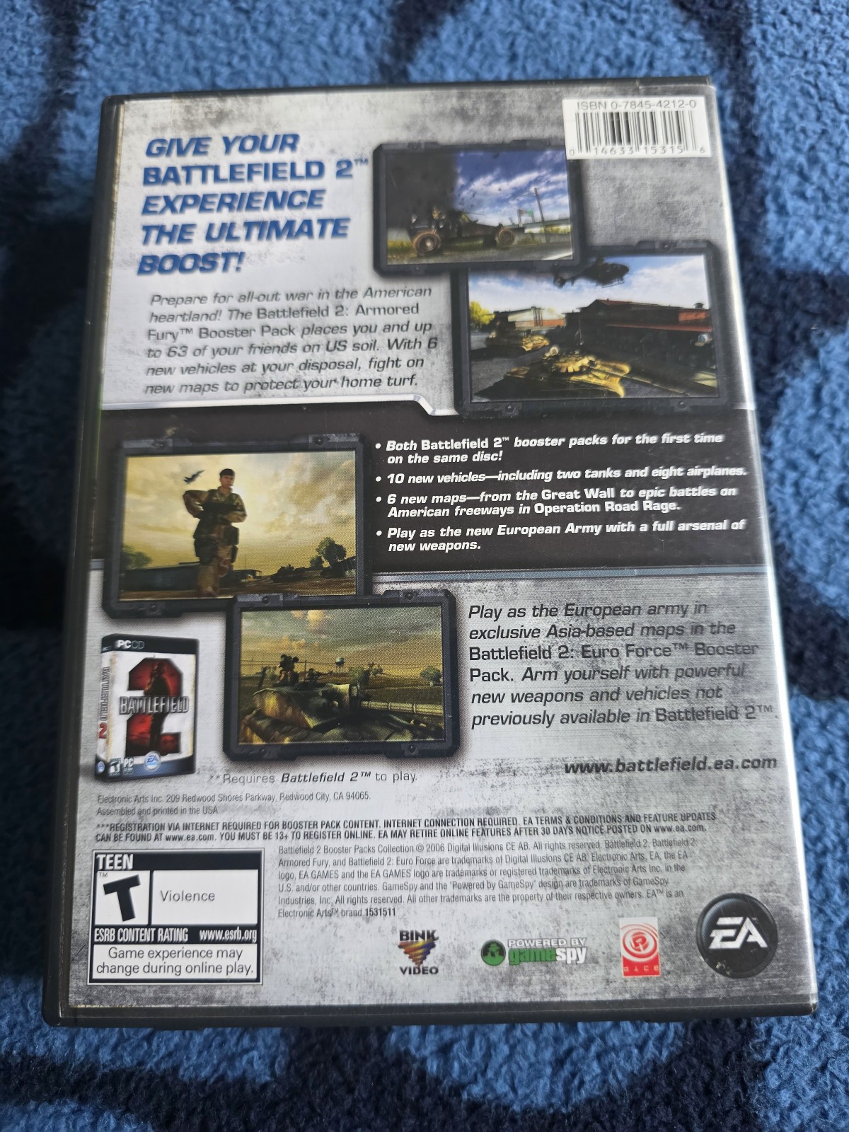 Battlefield 2 COMPLETE Series set. BF2 Special Forces Euro Force & Armored Fury