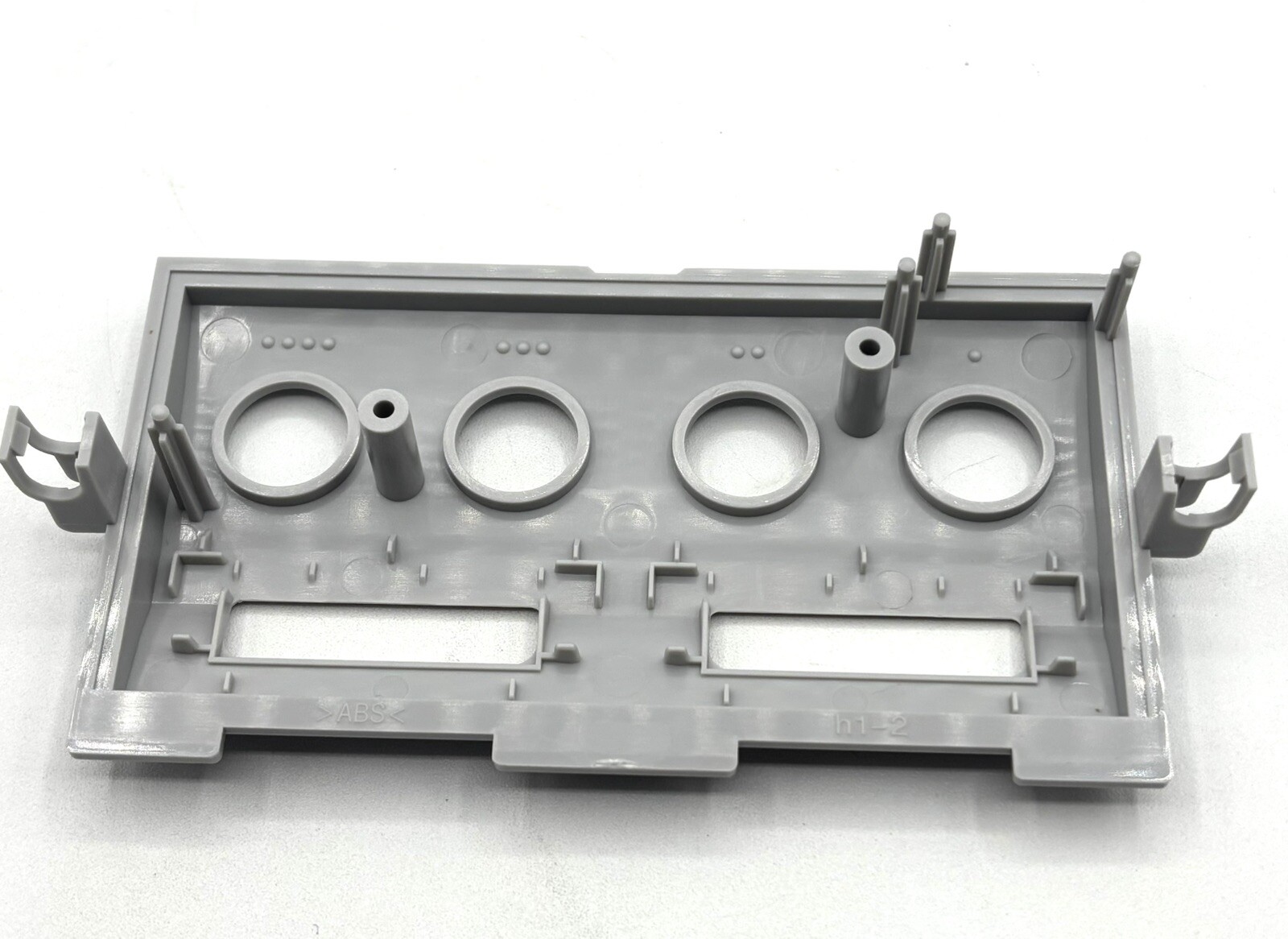 Nintendo Gamecube Controller Port Faceplate Cover Grey NO YELLOWING New