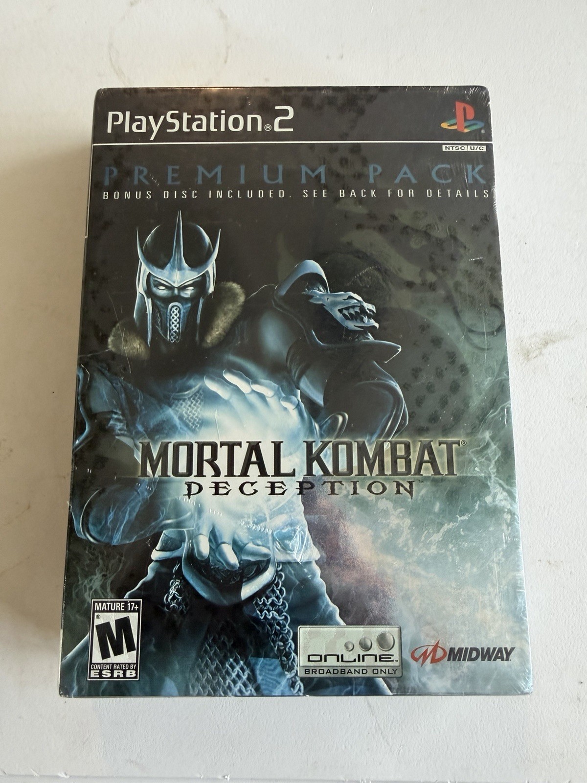 Brand PS2 Mortal Kombat Deception Premium Edition Steel Case Sealed G1N
