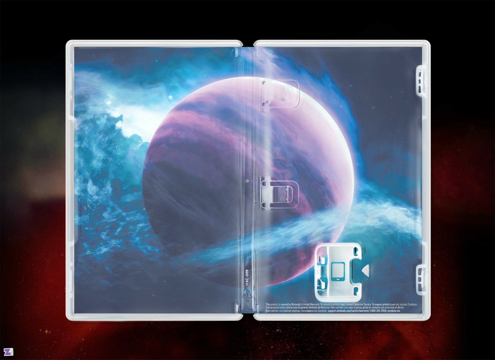 Metroid Dread Cover Art: Special Edition Style Insert & Case for Nintendo Switch