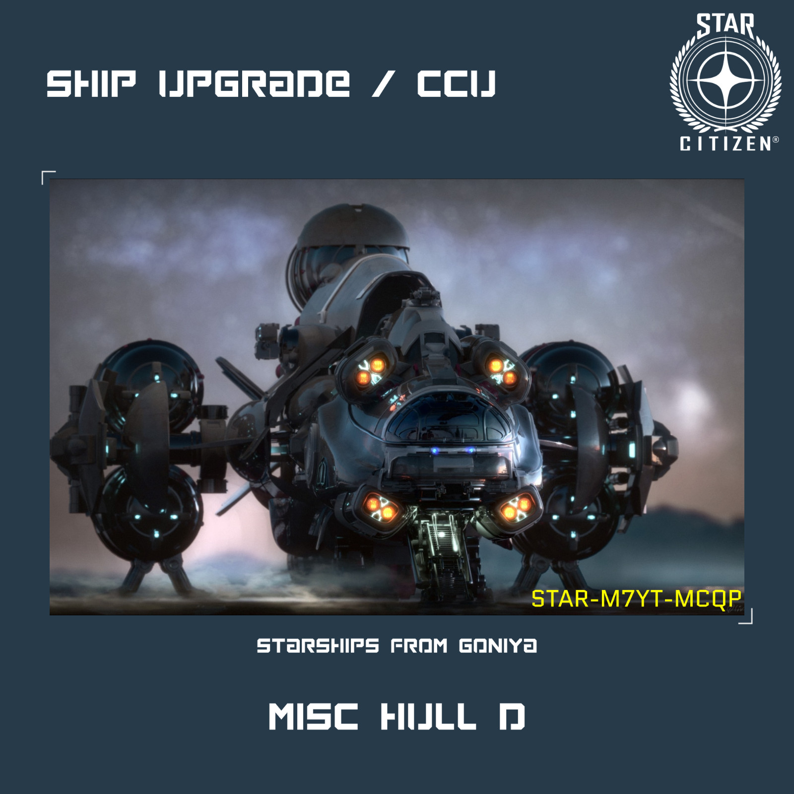 STAR CITIZEN – MISC HULL D UPGRADE – (CCU)