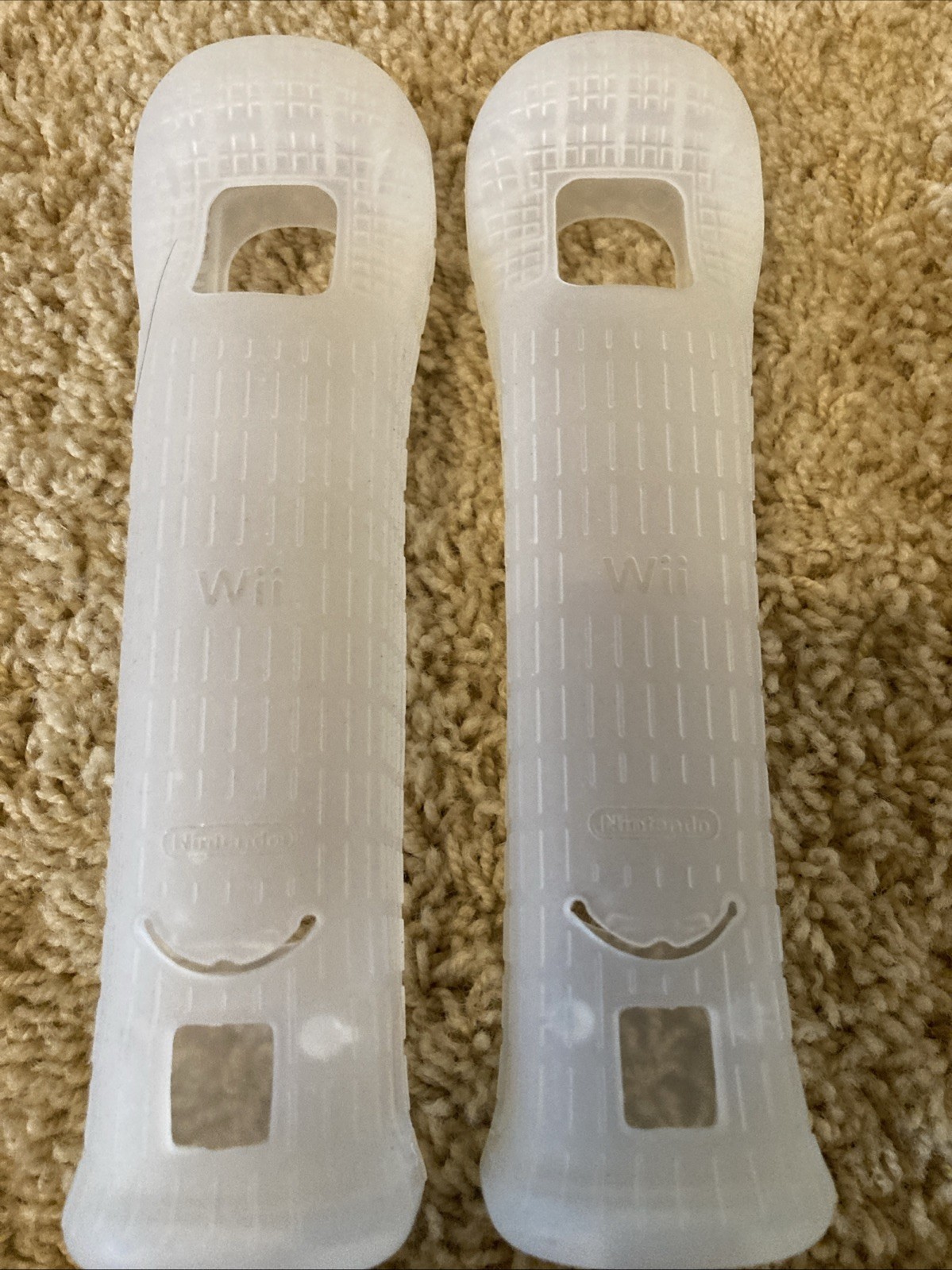 White Motion Plus Adapter NINTENDO WII Official OEM Genuine w/ Sleeve -White!