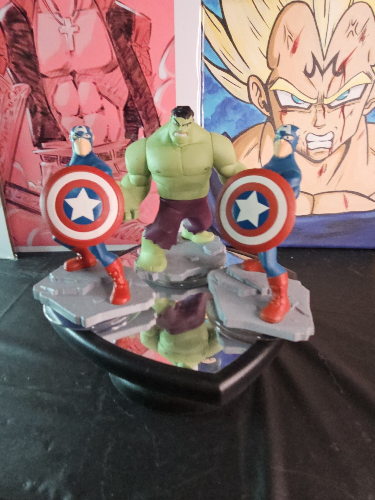 Disney Marvel Infinity 2.0 Green Angry Hulk Action Figure Captain America X2