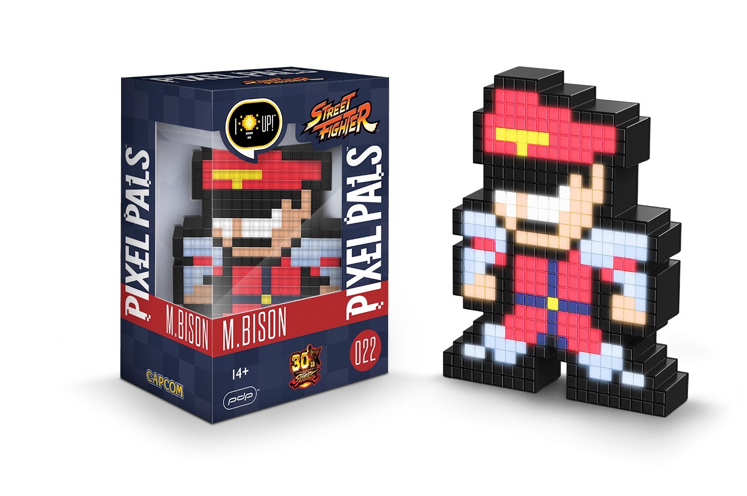 NEW Pixel Pals Street Fighter Set of 4 – Ryu, Ken, Chun-Li, M. Bison