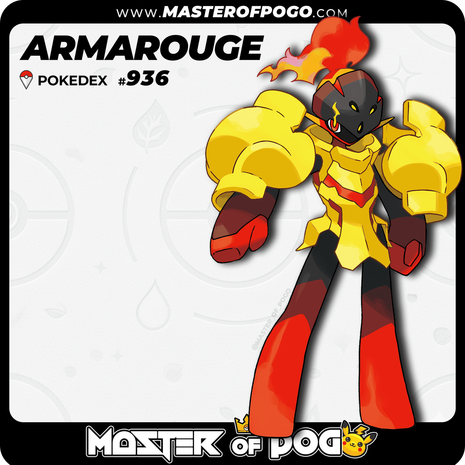 ✅ TRADE – Complete POKEDEX 🟥 | #936 – ARMAROUGE · Pokémon GO