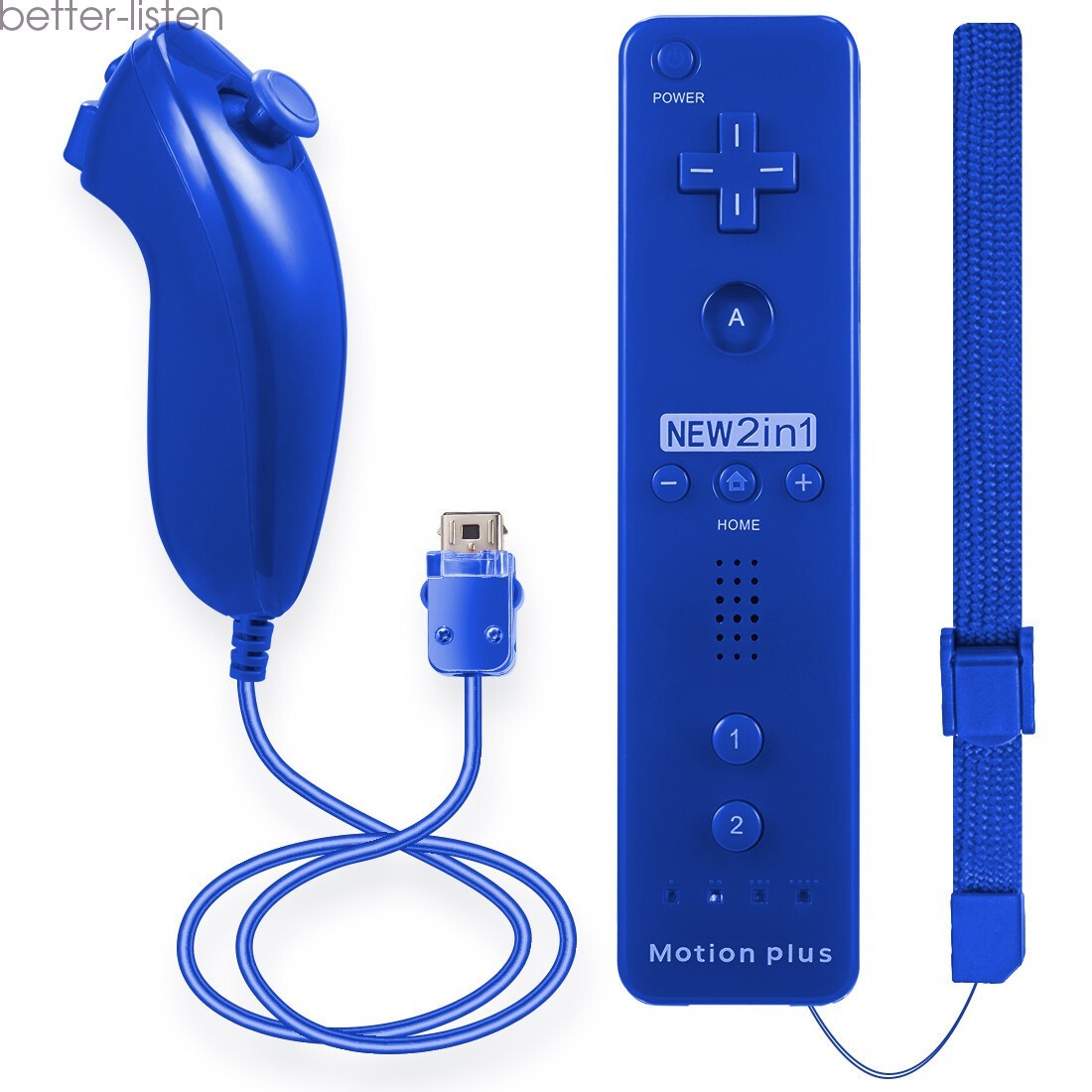 Brand New Built in Motion Plus Remote Controller And Nunchuck For Wii & Wii U