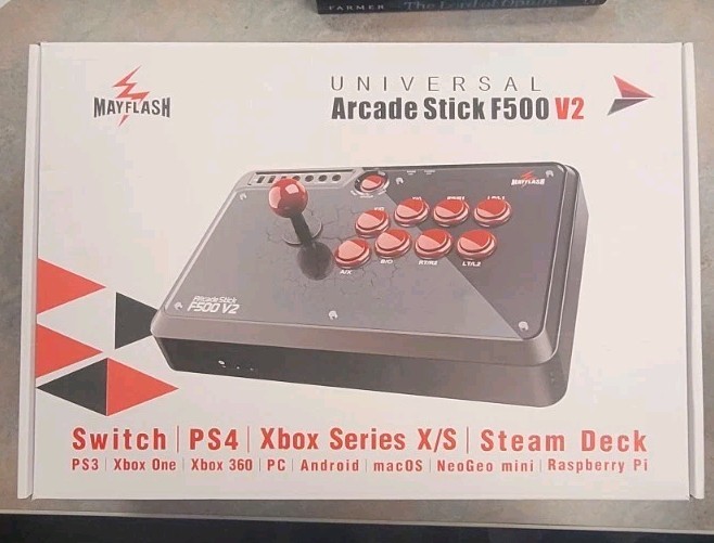 MAYFLASH F500 V2 Arcade Fight Stick for PS 3&4 Switch Xbox Steam Deck PC MacOS