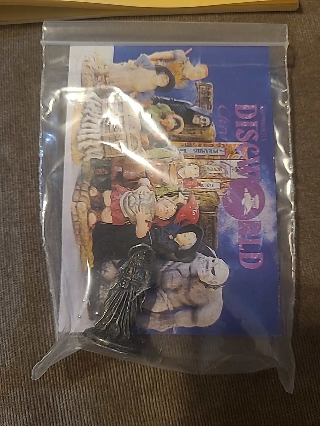DISCWORLD 1 PC GAME TERRY PRATCHETT 1995 Figure included RARE (NEW, OPEN BOX)