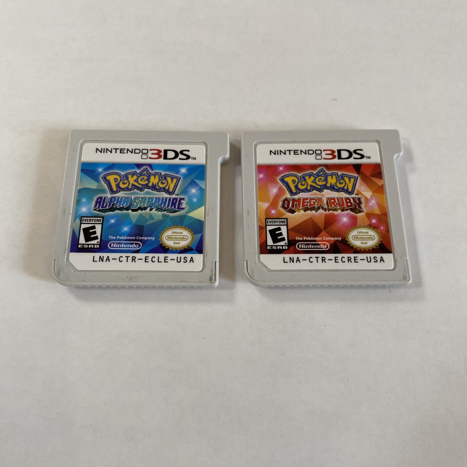 (2)Games Pokemon Omega Ruby & Alpha Sapphire (3DS) Authentic Bundle Lot TESTED