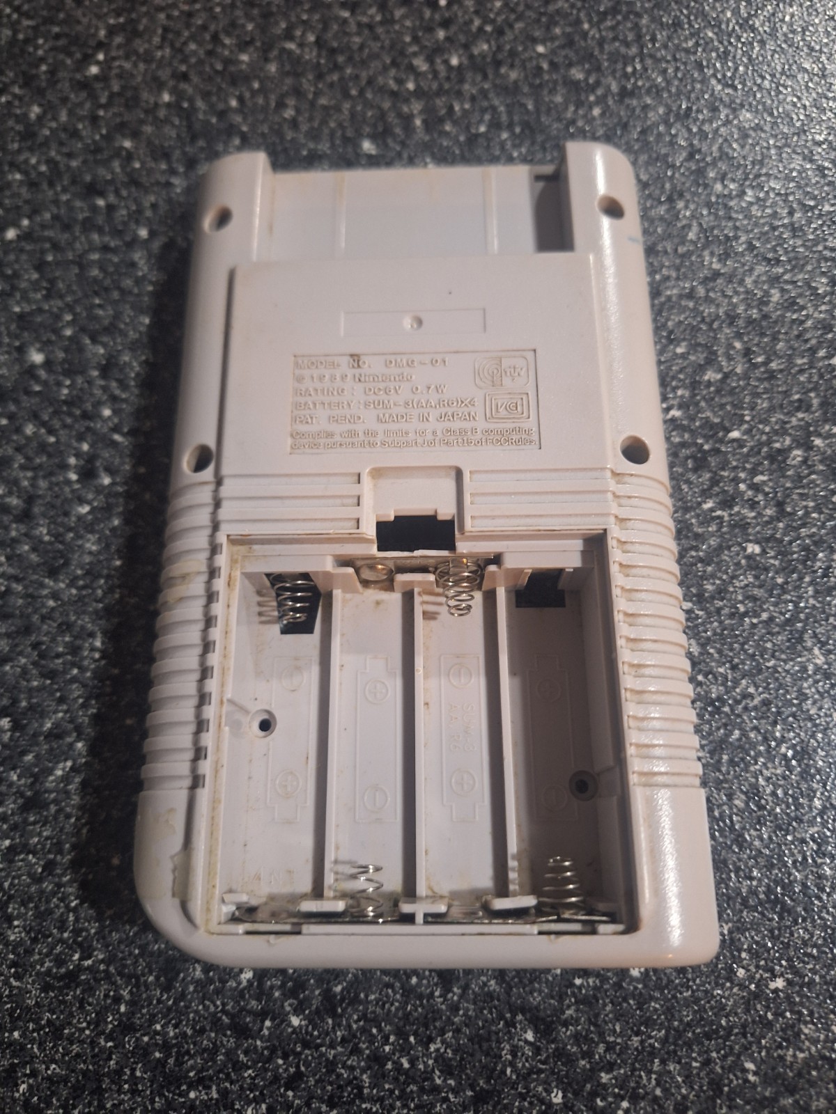 Original Nintendo Gameboy DMG-01 Back Complete Motherboard Casing Power