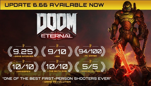DOOM Eternal PC Steam Key GLOBAL FAST DELIVERY! FPS RPG ACTION Demon Slaying