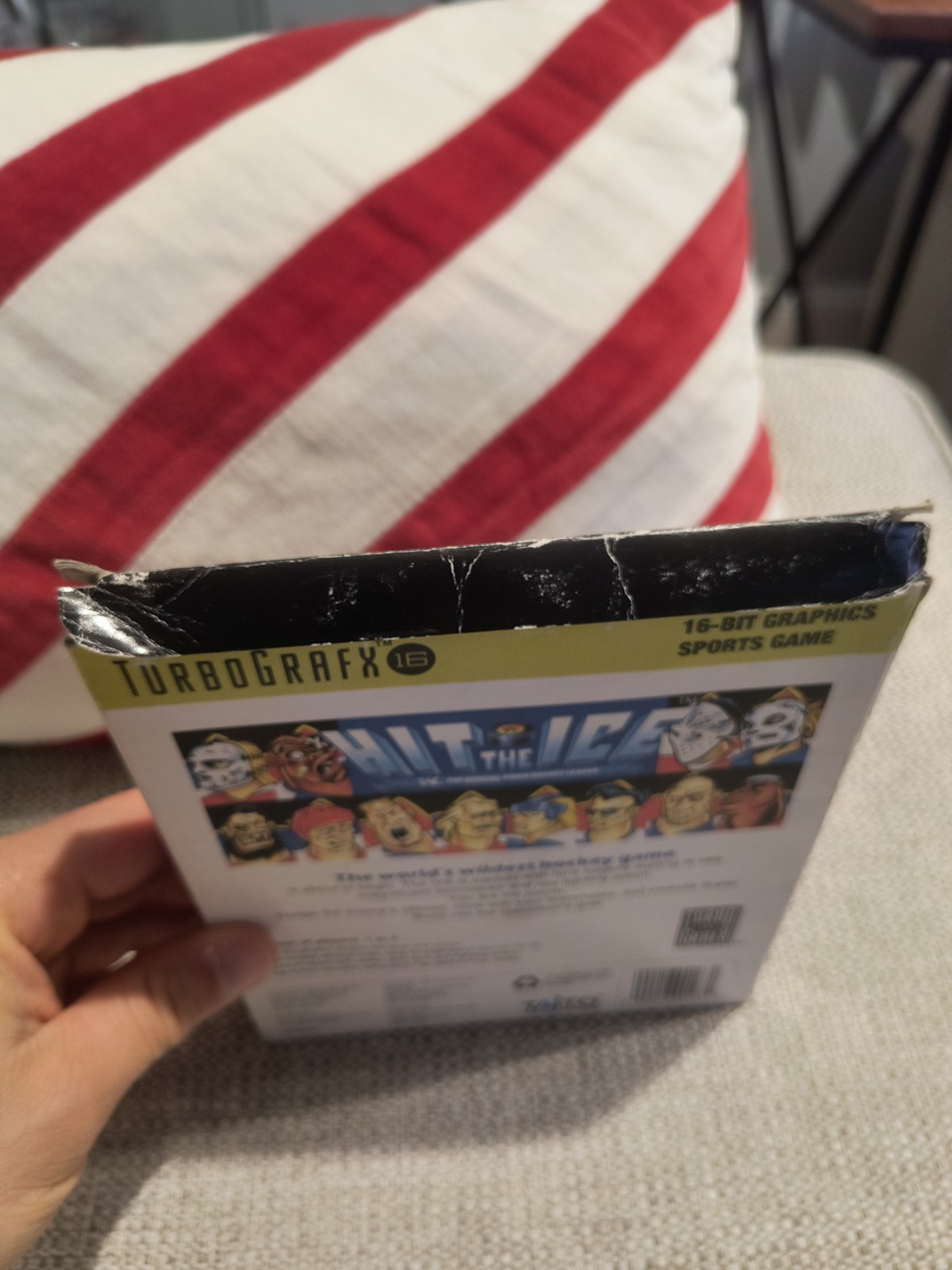 Hit the Ice TURBOGRAFX-16 Cib. Tested And Working!