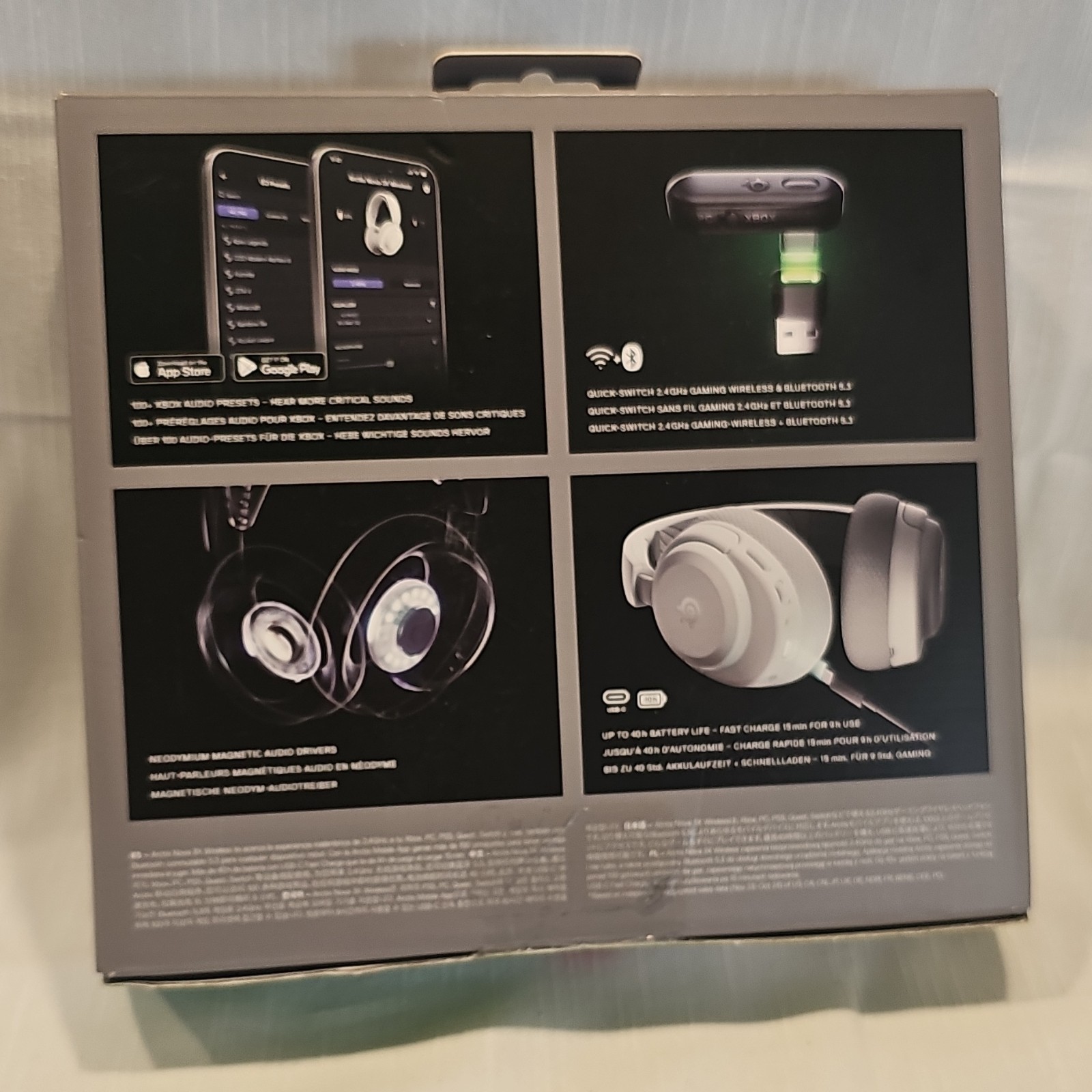 SteelSeries Arctis Nova 3X Wireless Gaming Headset Xbox Bluetooth White 61690