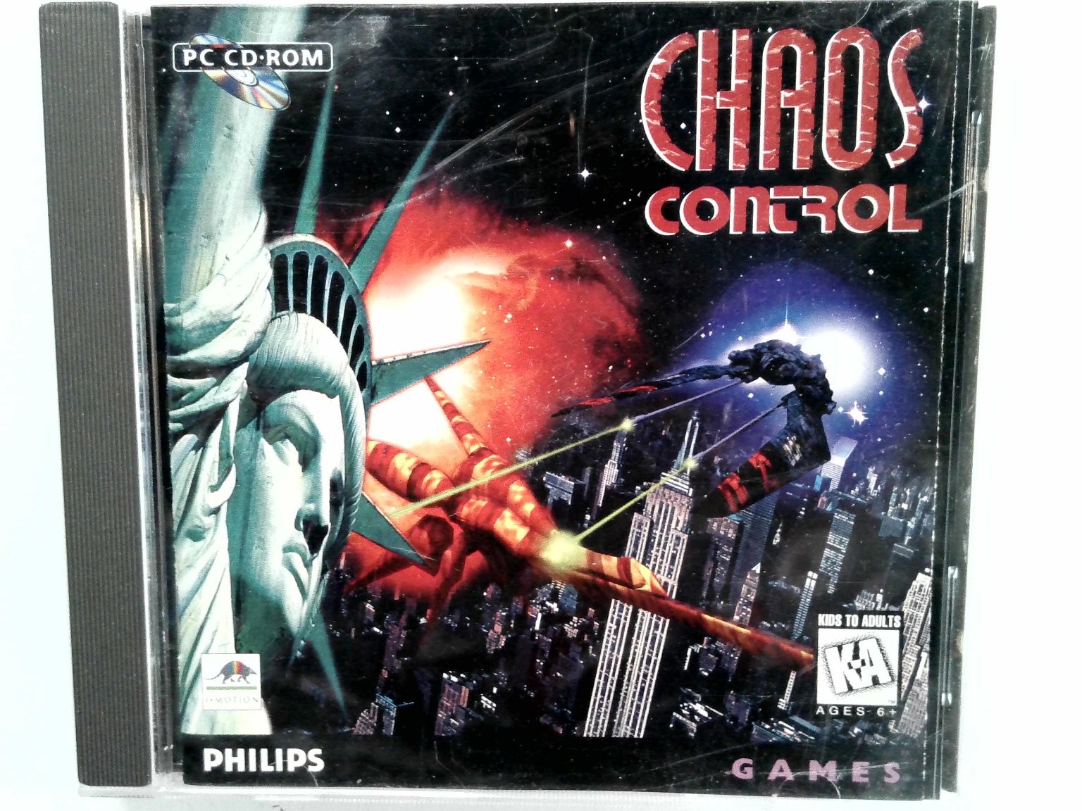 Chaos Control PC CD-ROM Video Game 3D Shooter Sci-Fi