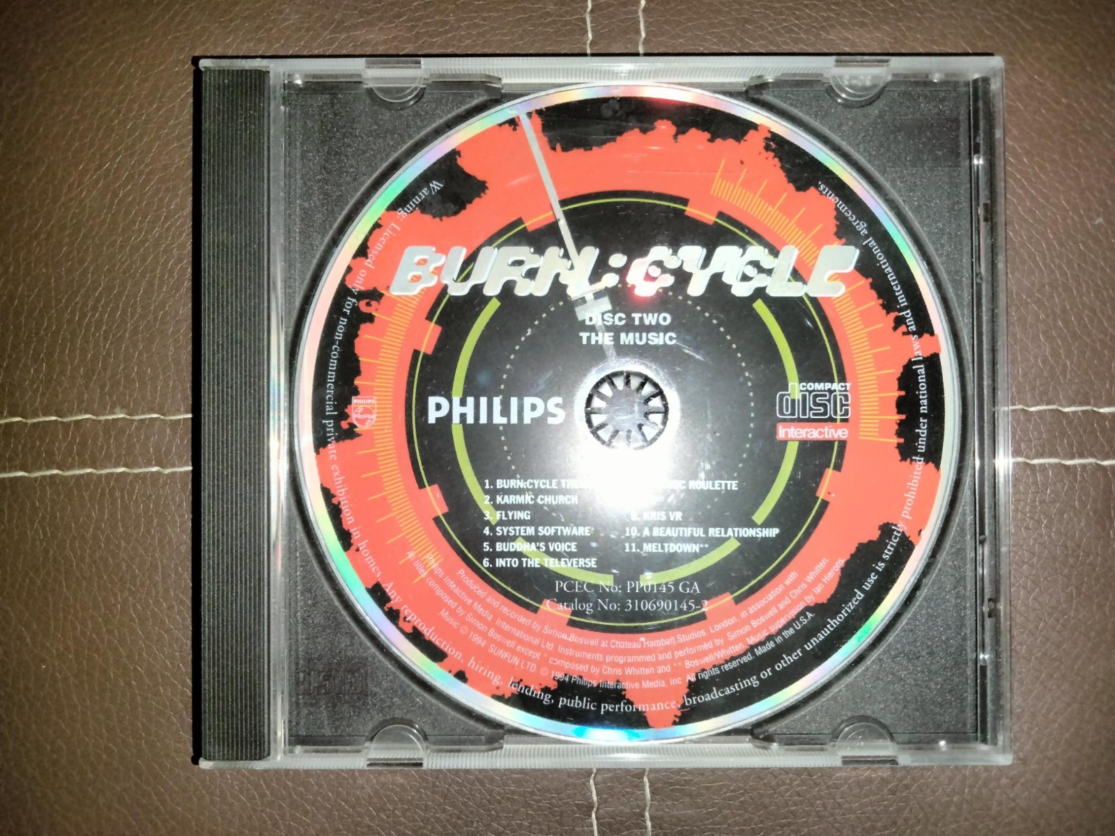 BURN:CYCLE – PHILIPS CD-i – MINT CONDITION!