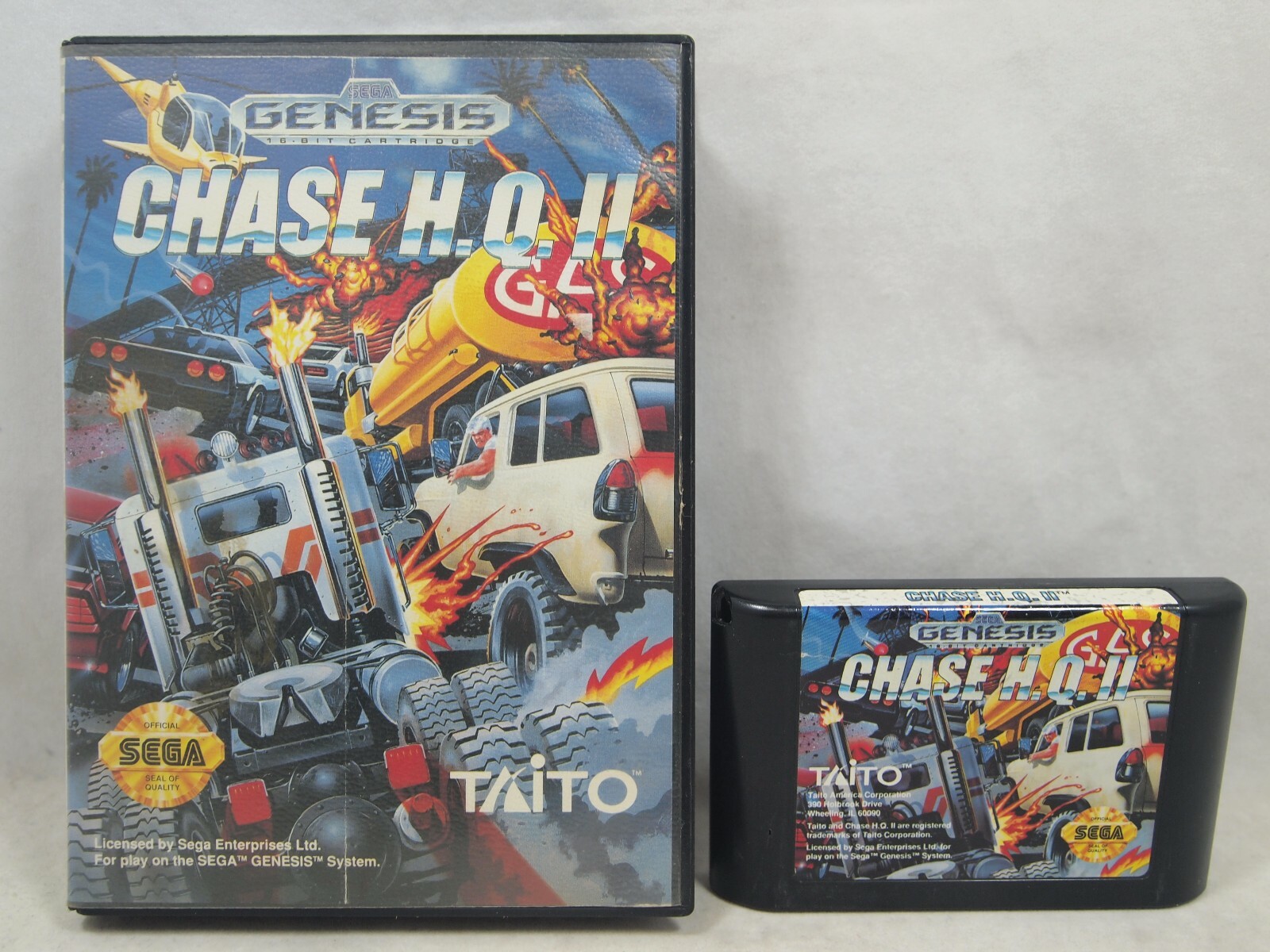 Chase H.Q. II (SEGA Genesis) Cart in Box