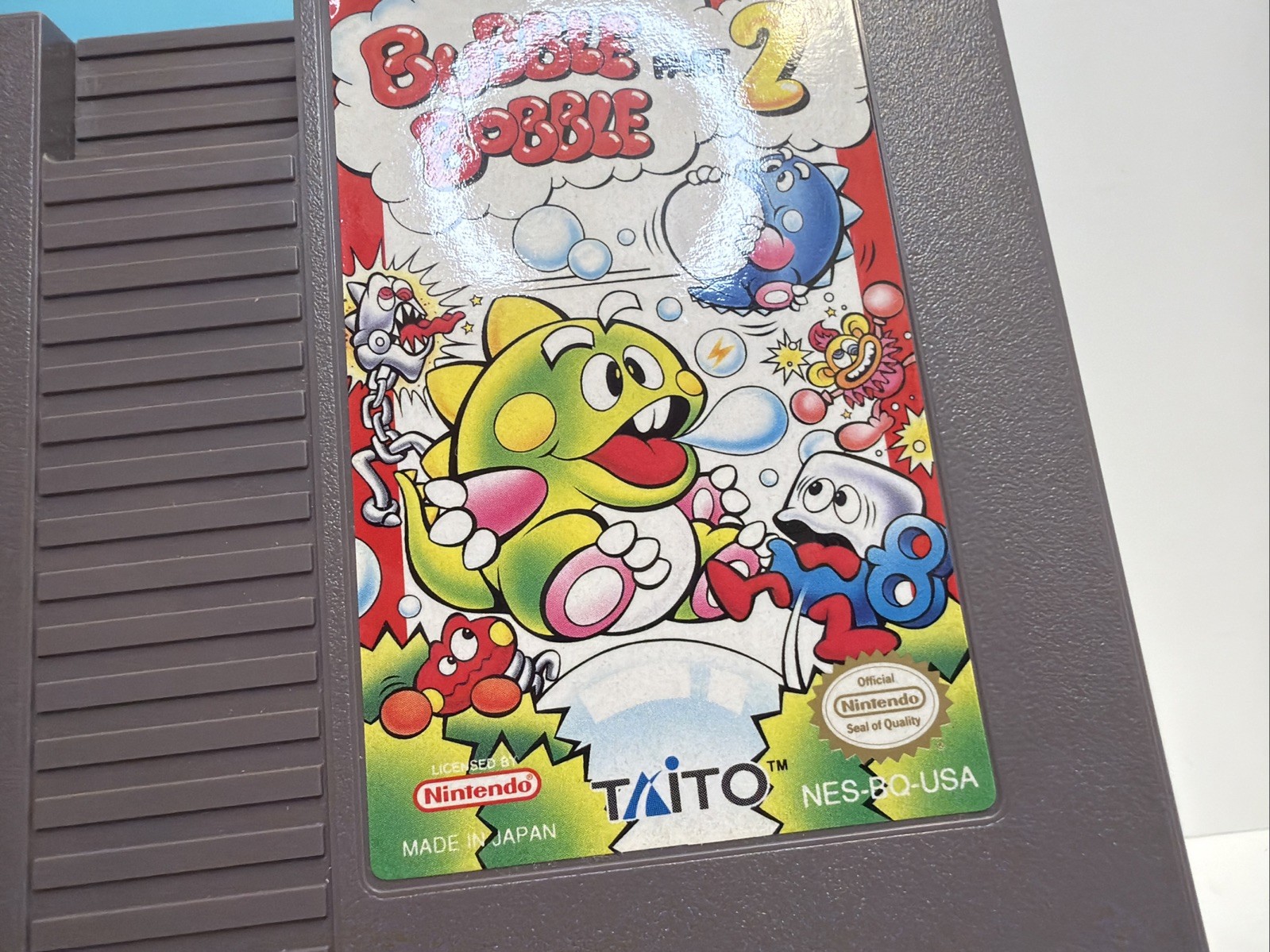 Bubble Bobble Part 2 Nintendo NES +Collector Case Tested Authentic CLEAN